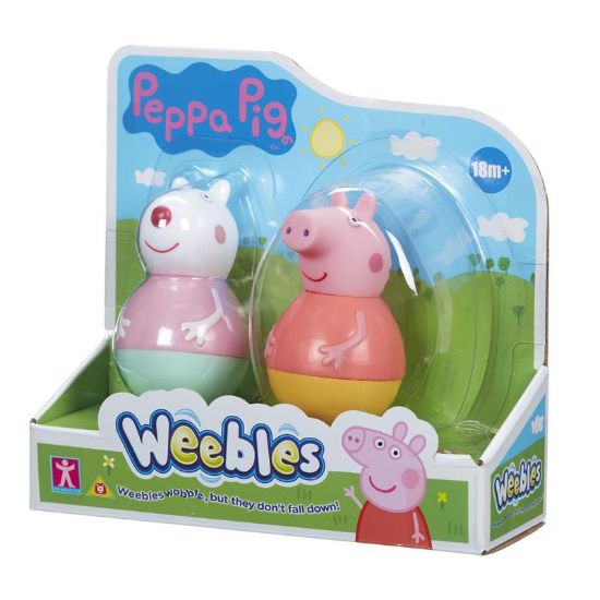 Picture of Weebles - Peppa Pig 2 Figure Pack - Peppa & Suzy Sheep