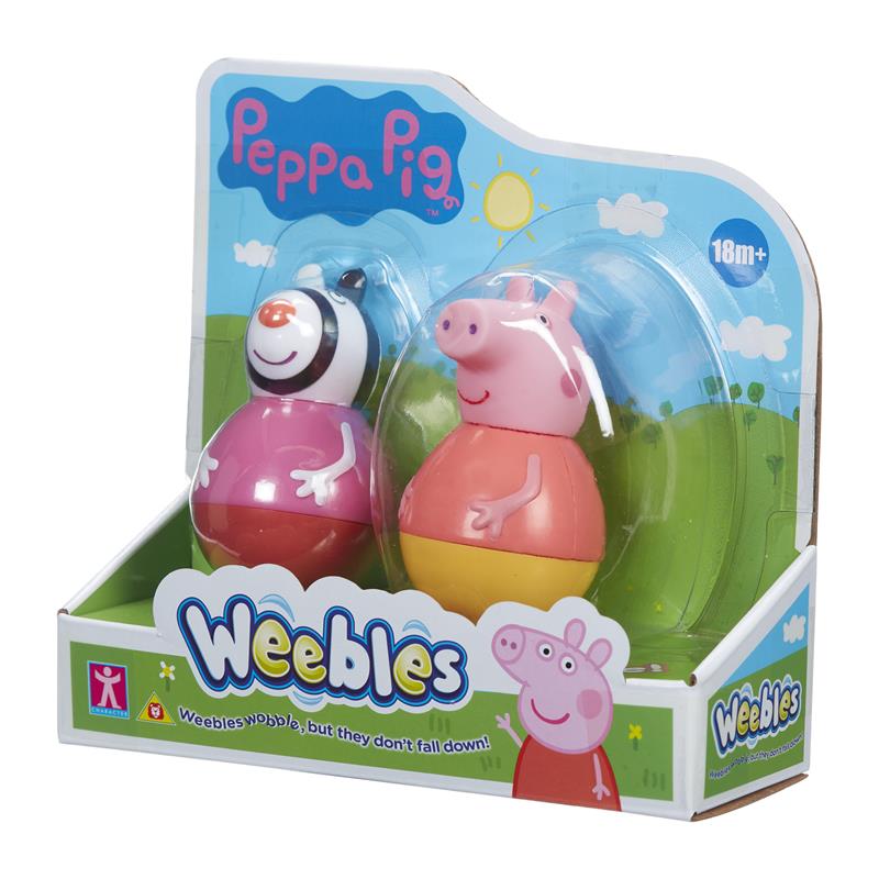 Picture of Weebles - Peppa Pig 2 Figure Pack - Peppa & Zoe Zebra