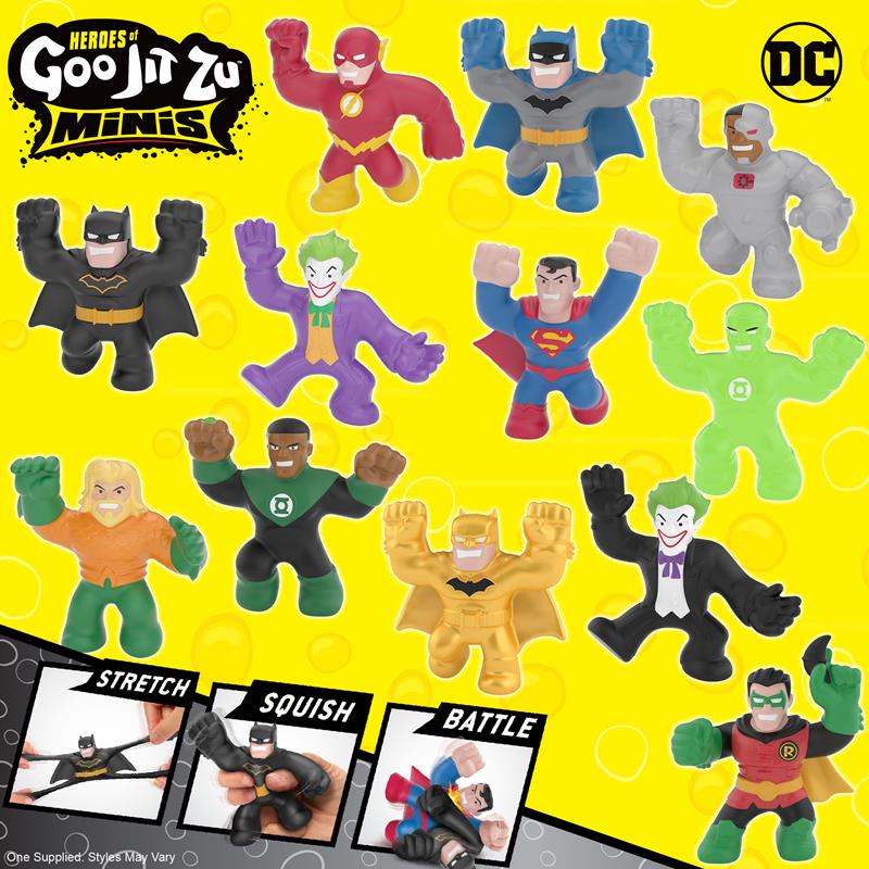 Goo-Jit-Zu Aquaman Heores Mini Figures for sale online 