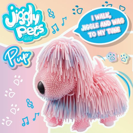 Picture of Jiggly Pets Pups (Pearlescent) Pink 