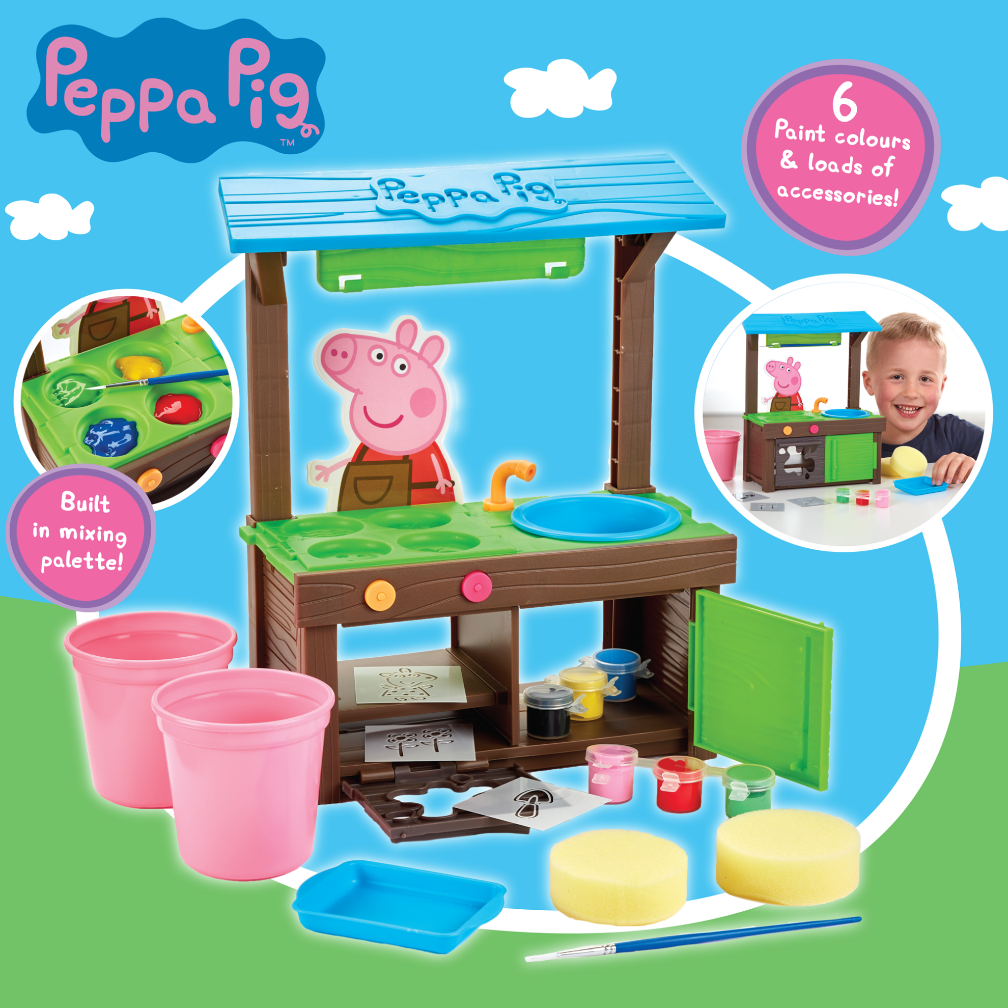 Peppa pig garden playset top
