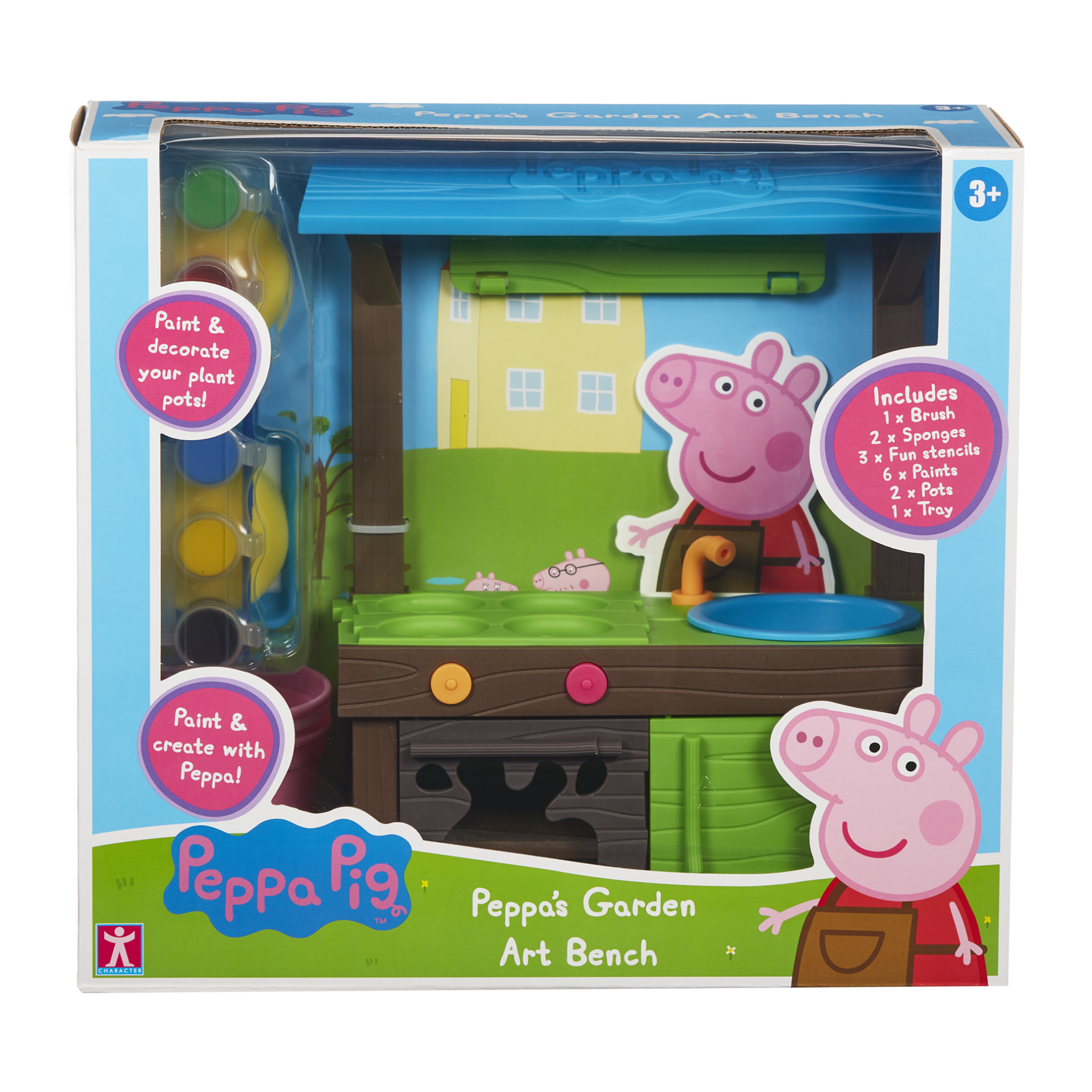 Peppa s Garden Art Bench Character Toys