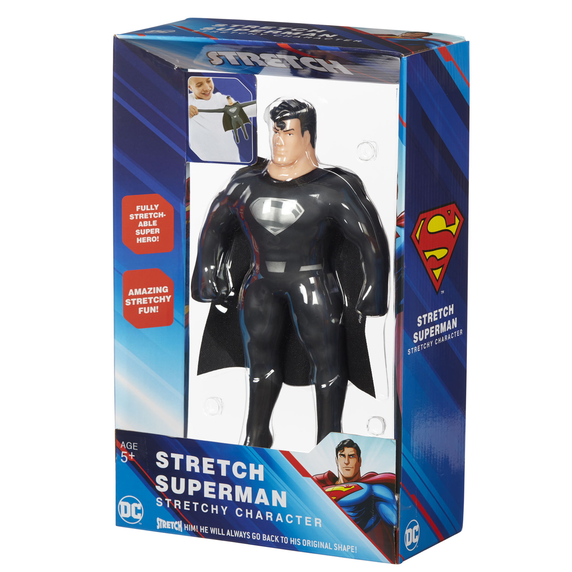 Stretch shop superman toy