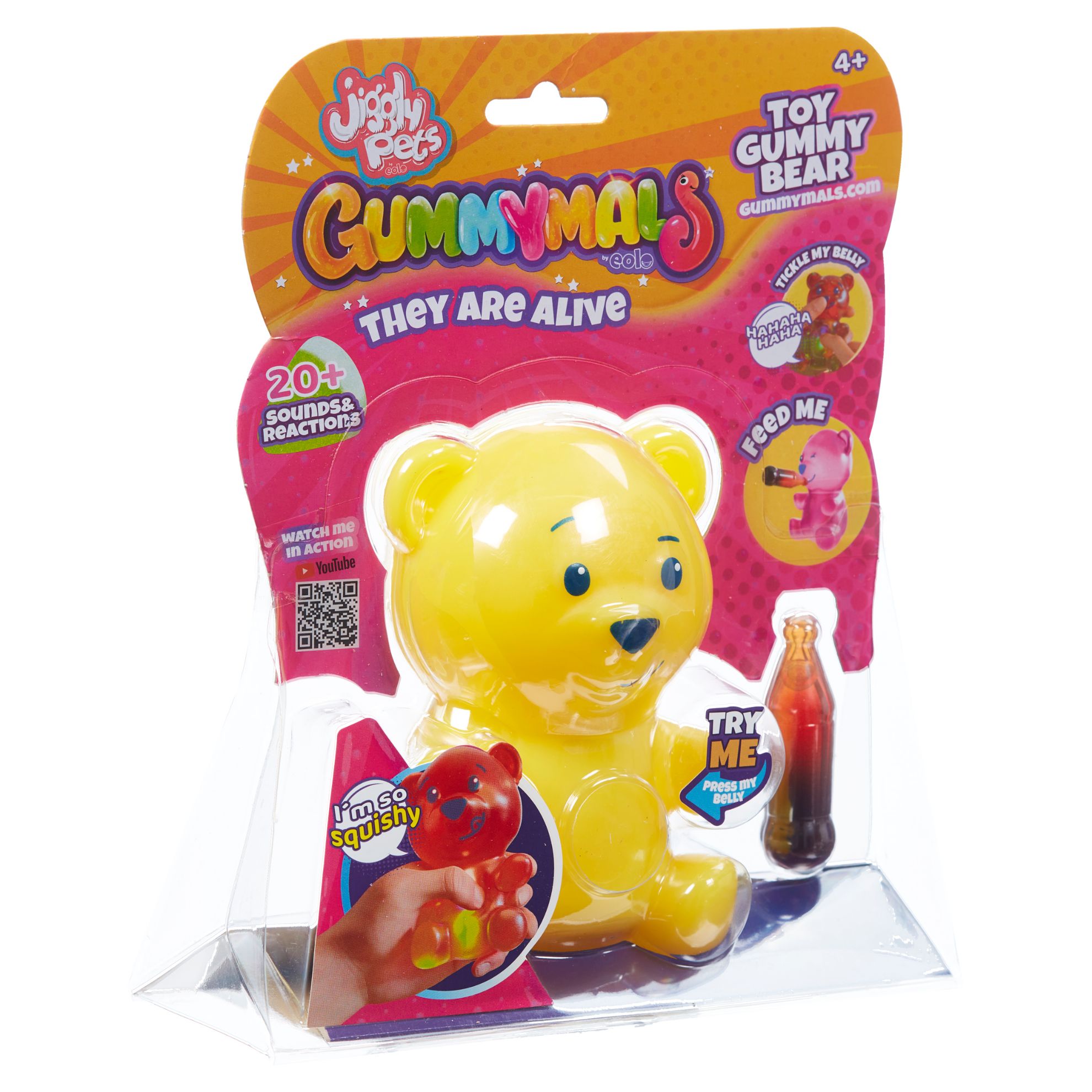Jiggly Pets Gummymals - Yellow