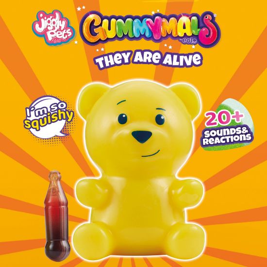Jiggly Pets Gummymals - Yellow