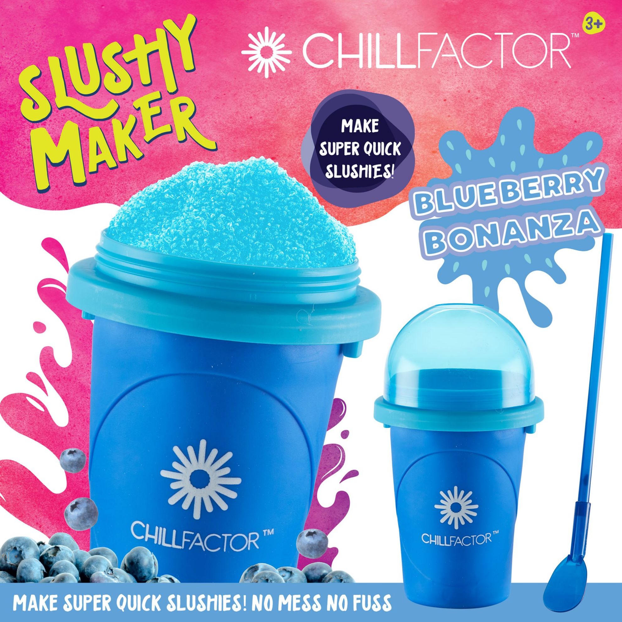 ChillFactor Slushy Maker - Blueberry Bonanza