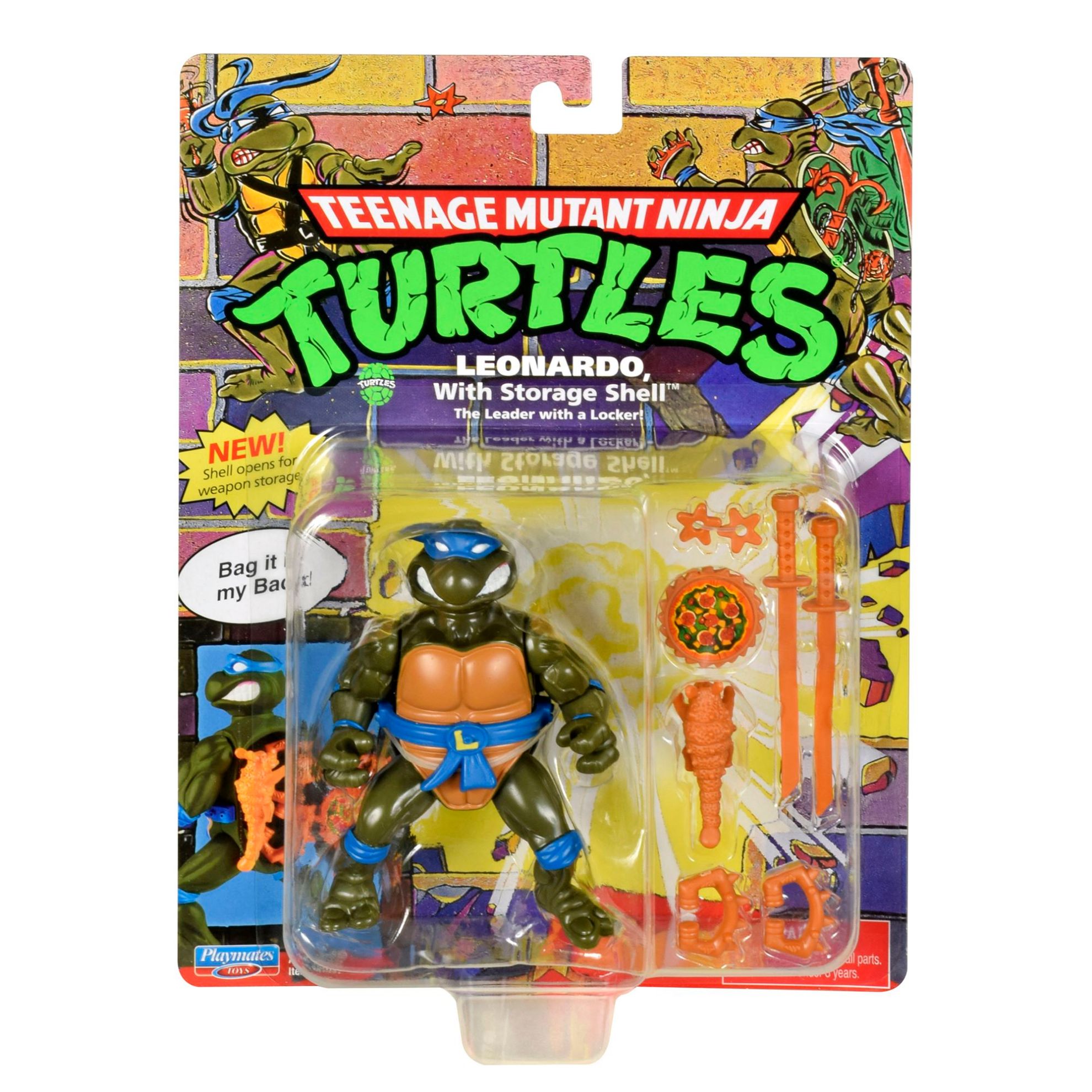 Teenage Mutant Ninja Turtles - Leonardo with Storage Shell