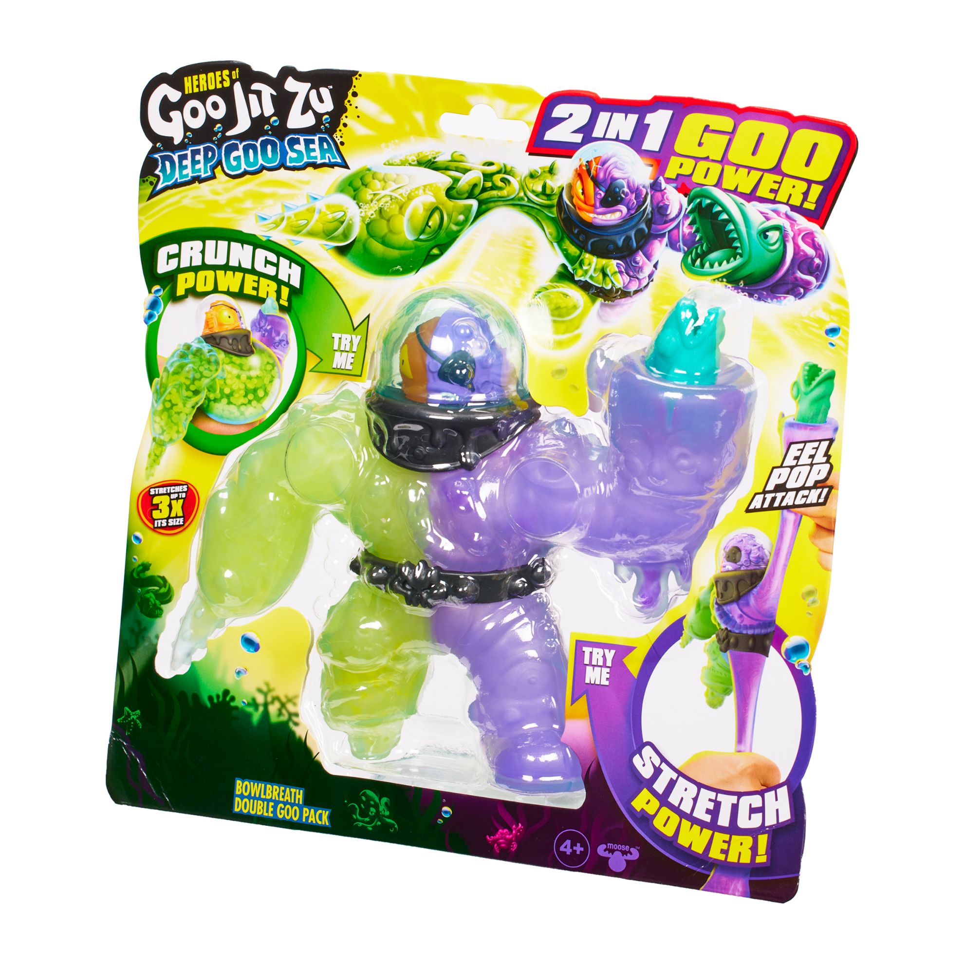 Heroes of Goo Jit Zu: Deep Goo Sea Collectible Stretchy Action Figure Toys  New