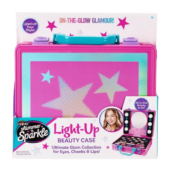 Shimmer N Sparkle Light Up Beauty Case-17362