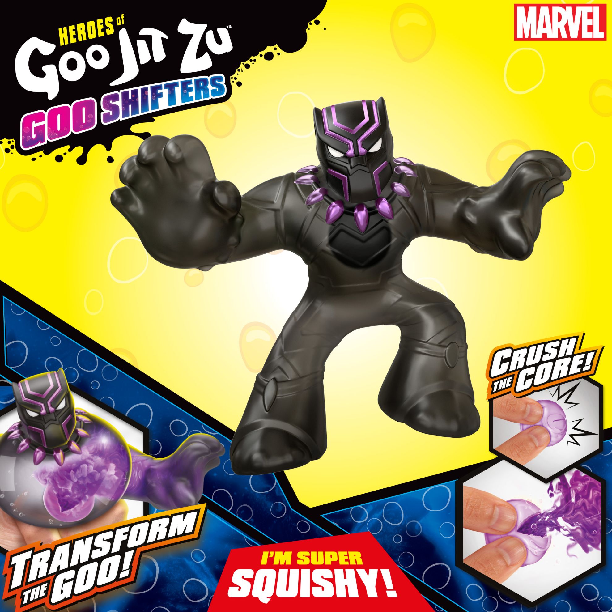 Picture of Heroes of Goo Jit Zu Marvel Goo Shifters-Black Panther
