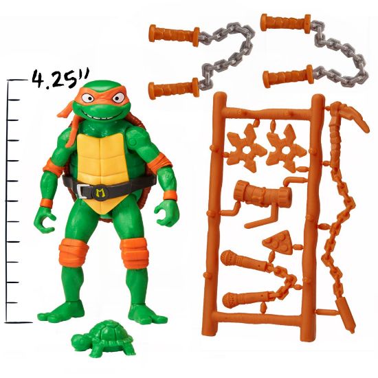 Teenage Mutant Ninja Turtles Movie Basic Figure-Michelangelo-83283CO