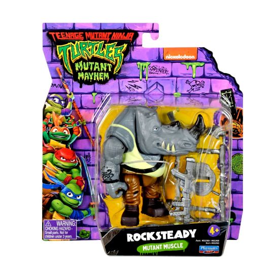 Teenage Mutant Ninja Turtles Movie Basic Figure-Rocksteady-83293CO