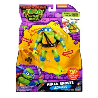 83351CO TMNT MOVIE NINJA SHOUTS LEONARDO 