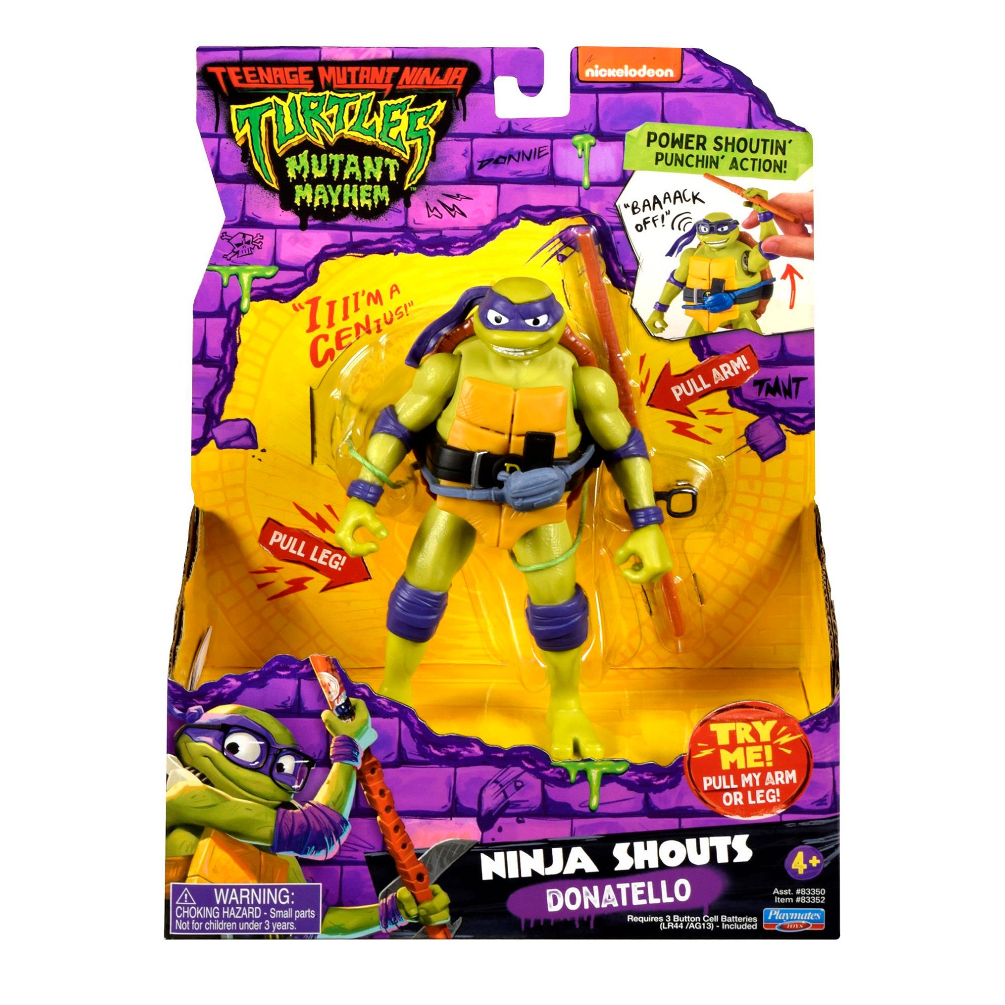 Teenage Mutant Ninja Turtles Movie Ninja Shouts Donatello
