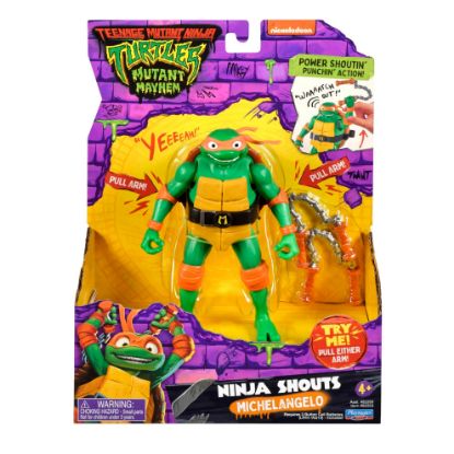 83353CO TMNT MOVIE NINJA SHOUTS MICHAELANGELO