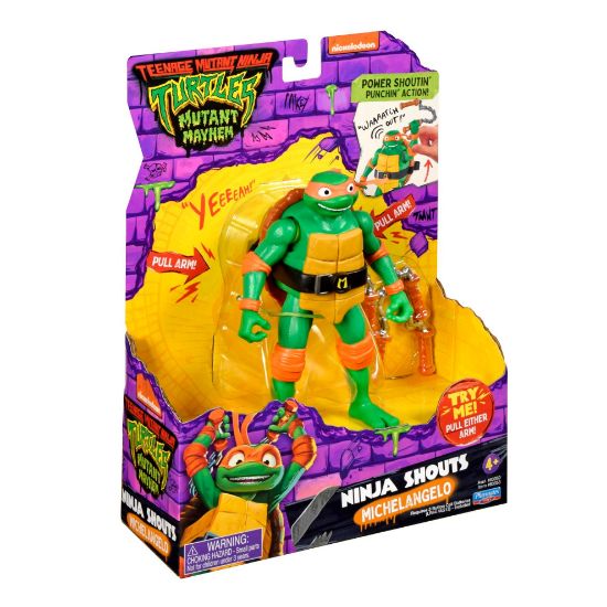 83353CO TMNT MOVIE NINJA SHOUTS MICHAELANGELO