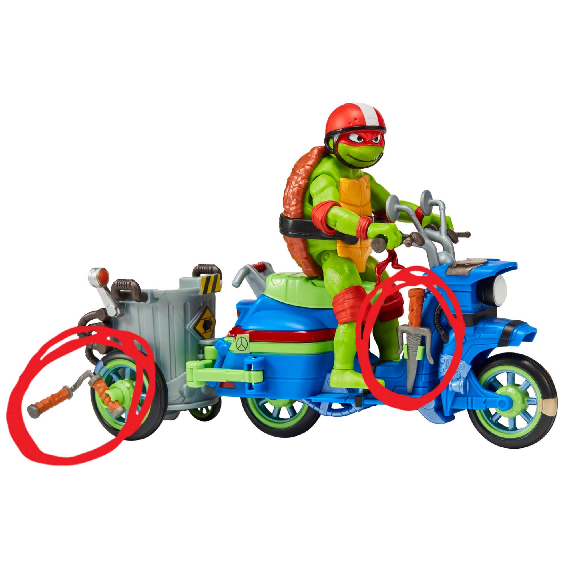 Teenage Mutant Ninja Turtles Movie Battle CycleToys from Character