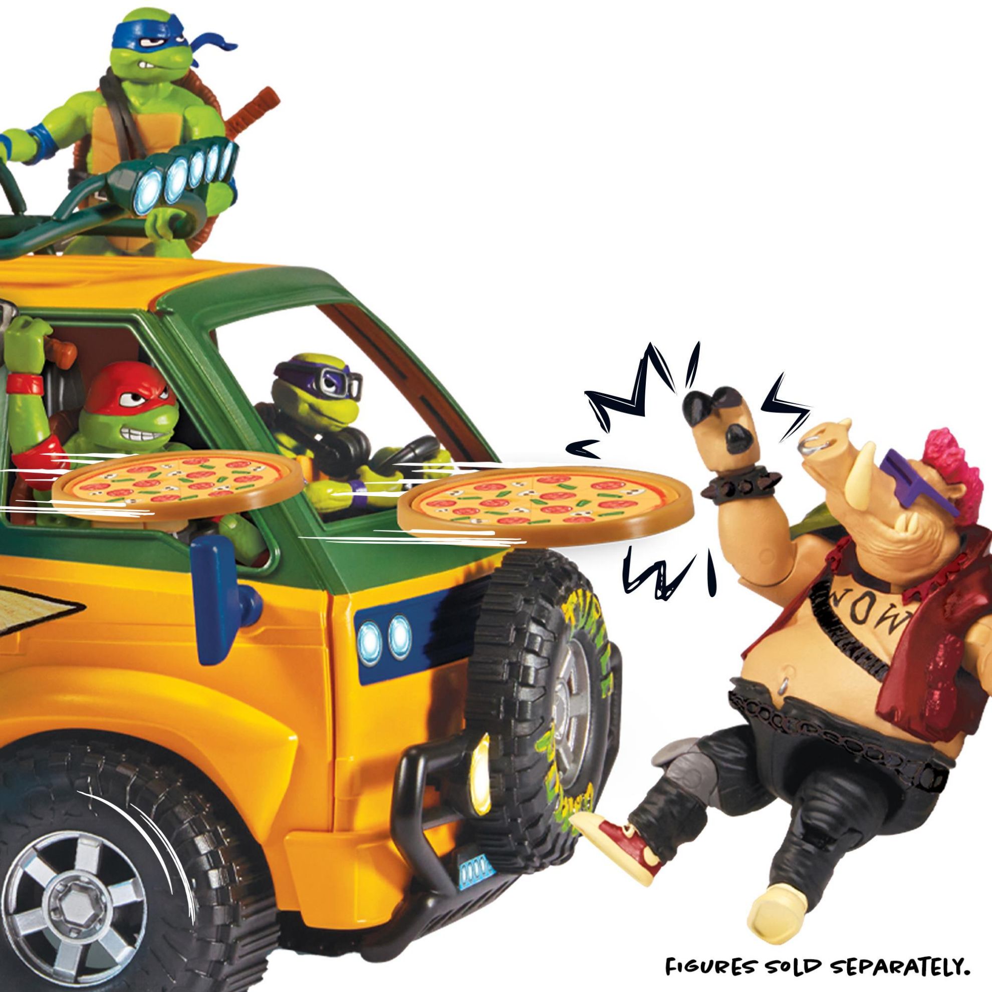 Tortue Ninja Camion - Pizza Fire Van