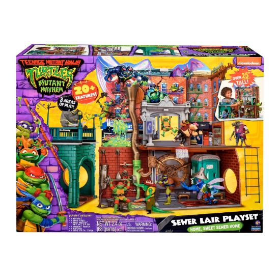 83478CO TMNT MOVIE SEWER LAIR PLAYSET 