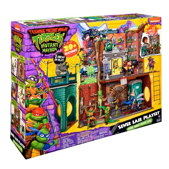 83478CO TMNT MOVIE SEWER LAIR PLAYSET 