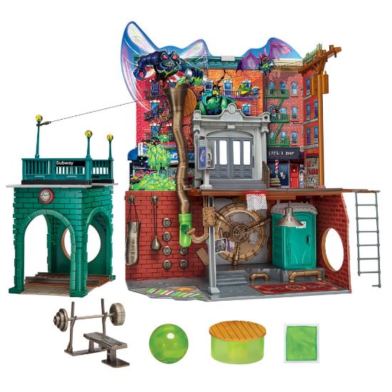 83478CO TMNT MOVIE SEWER LAIR PLAYSET 