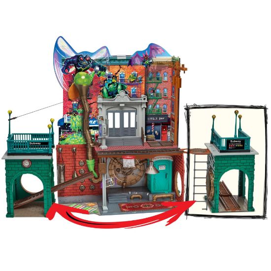 83478CO TMNT MOVIE SEWER LAIR PLAYSET 