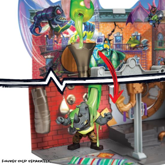 83478CO TMNT MOVIE SEWER LAIR PLAYSET 