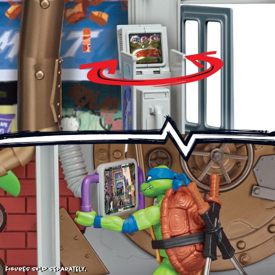 83478CO TMNT MOVIE SEWER LAIR PLAYSET 