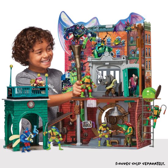 83478CO TMNT MOVIE SEWER LAIR PLAYSET 