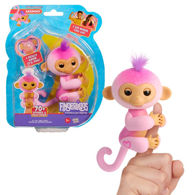 Fingerlings Monkey Pink- Harmony