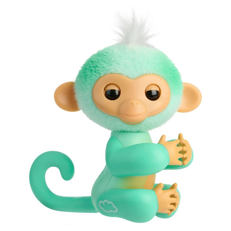 Fingerlings 2023 New Interactive Baby Monkey Reacts to Touch – 70+ Sounds &  Reactions – Harmony (Pink)