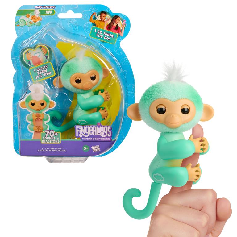 Fingerlings - 2.0 Basic Monkey Teal - Ava (3116) : : Jeux