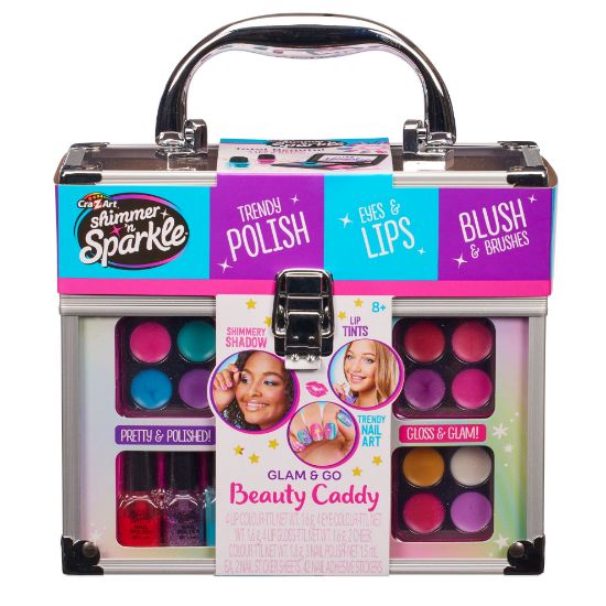 Shimmer N Sparkle Glam and Go Beauty Caddy