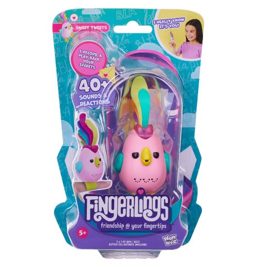 Fingerlings Sweet Tweets Birdie-Pink-3131