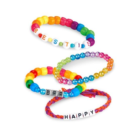 Shimmer N Sparkle ABC Fashion Bead Bracelet-17883
