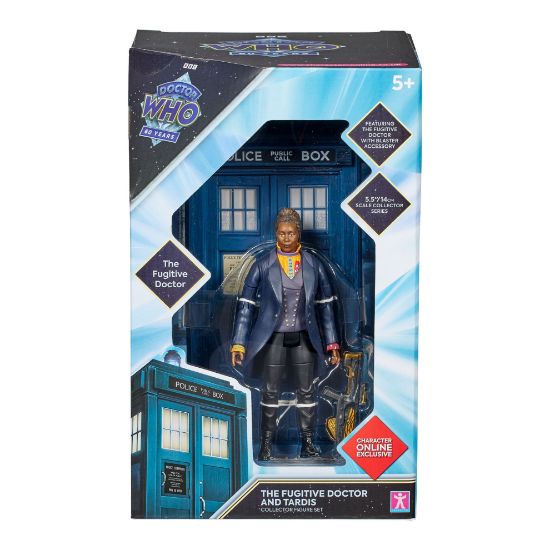 Doctor Who Fugitive Doctor and Tardis Collector Figure Set