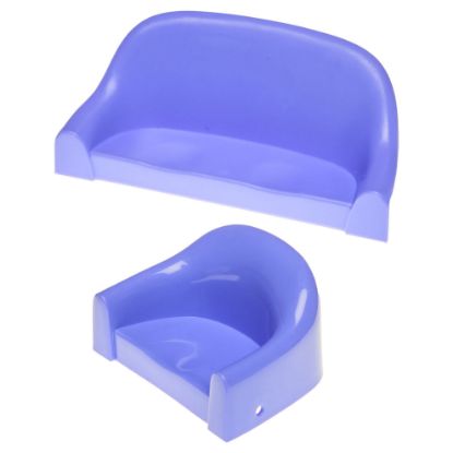 Spare Parts-Peppa Pig Wooden Playhouse-Purple Sofa & Chair-07004.13