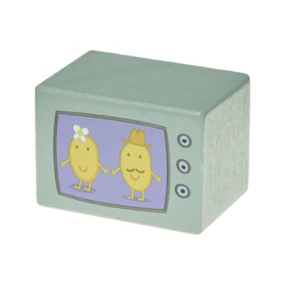 Spare Parts-Peppa Pig's Wooden Family Home-Wooden TV-07213.5