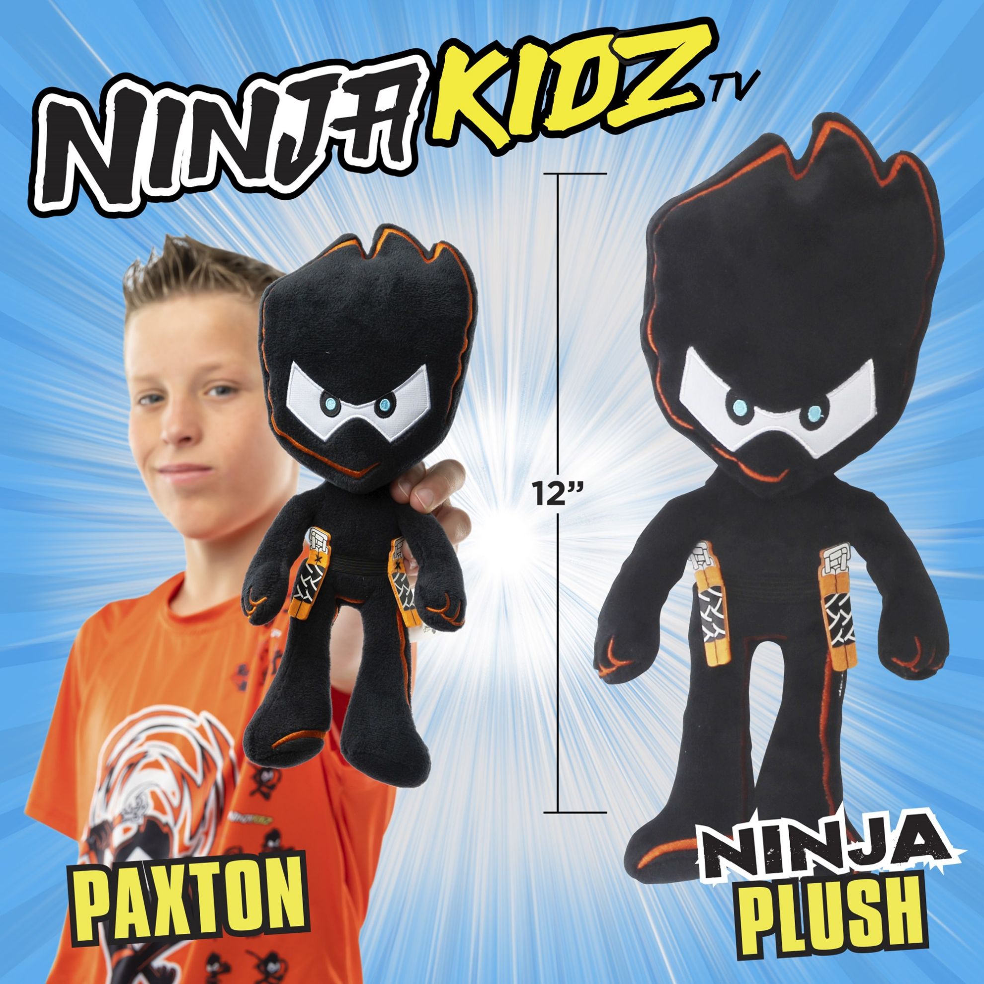 Ninja Kidz Plush - Paxton