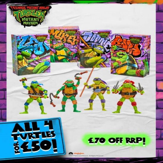 Special Edition Turtles 4 Pack