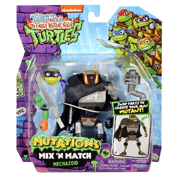 Tales of Teenage Mutant Ninja Turtles Mix and Match Mechazoid Figure Character Toys