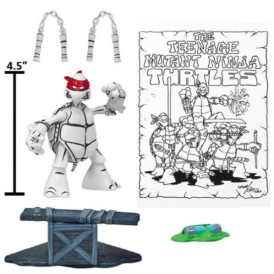 Teenage Mutant Ninja Turtles: Original Black And White Sketch Figures Mega Pack-81061-64