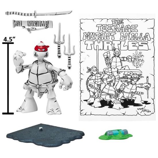 Teenage Mutant Ninja Turtles: Original Black And White Sketch Figures Mega Pack-81061-64