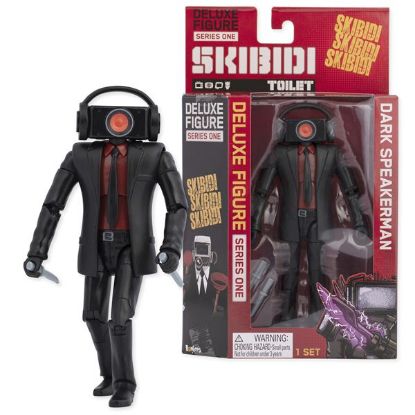 Skibidi Toilet Deluxe Figure-Dark Speakerman-1383