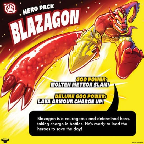 43014-Heroes of Goo Jit Zu Meteor Madness Hero Pack-Blazagon