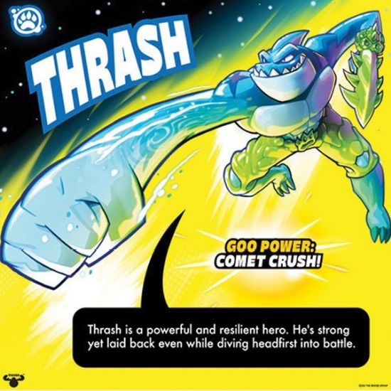 43015-Heroes of Goo Jit Zu Meteor Madness Hero Pack-Thrash