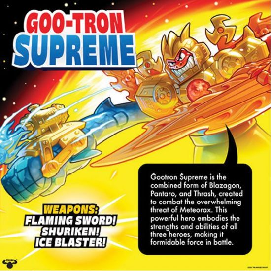 43028W-Heroes of Goo Jit Zu Meteor Madness Goo-Tron Supreme