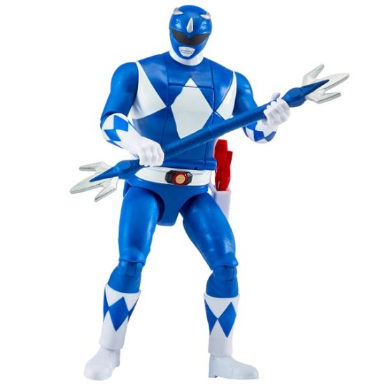 68041CO-Mighty Morphin Power Rangers Auto-Morphin Blue Ranger Figure