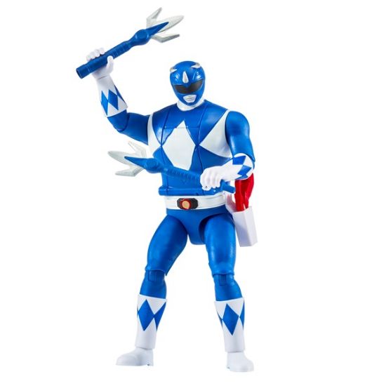 68041CO-Mighty Morphin Power Rangers Auto-Morphin Blue Ranger Figure