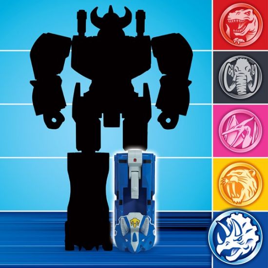 Mighty Morphin Power Rangers Triceratops Combinable Dinozord-68601CO